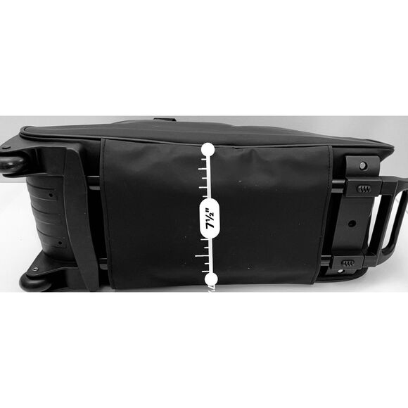 NWT Adrienne Vittadini Rolling Duffle bag - Picture 9 of 9